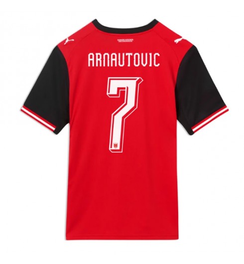 Rakousko Marko Arnautovic #7 Domácí Dres MS 2026 Krátký Rukáv Rakousko Marko Arnautovic #7 Domácí Dres MS 2026 Krátký Rukáv